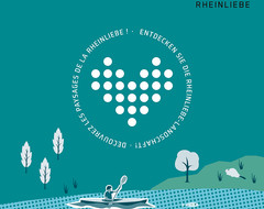 IBA Rheinliebe Flyer | © IBA Basel / Grafik: Wiebke Genzmer (Berlin) & Stephanie Jalali (Hannover)